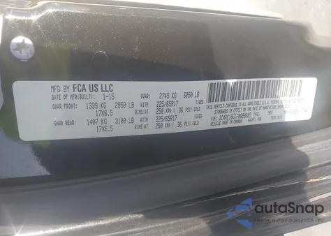 2015 Chrysler Town & Country Touring z USA, uszkodzony, nr VIN 2C4RC1BG1FR699605